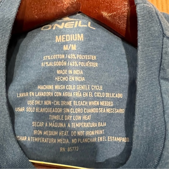 O'Neil Moon Vintage Wave Shirt Royal Blue Men’s Medium Short Sleeve RN#85773 EUC - Picture 7 of 7